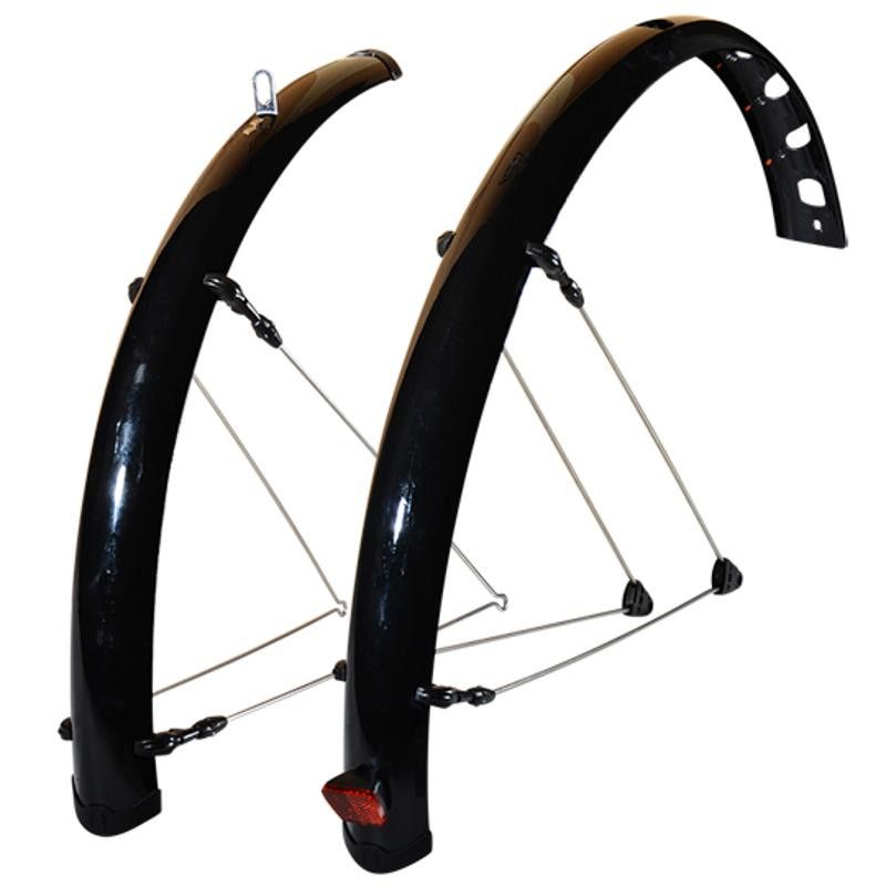 GARDE BOUE E-BIKE/VAE 26'' STRONG PLASTIQUE A TRINGLES 54MM NOIR (PR)