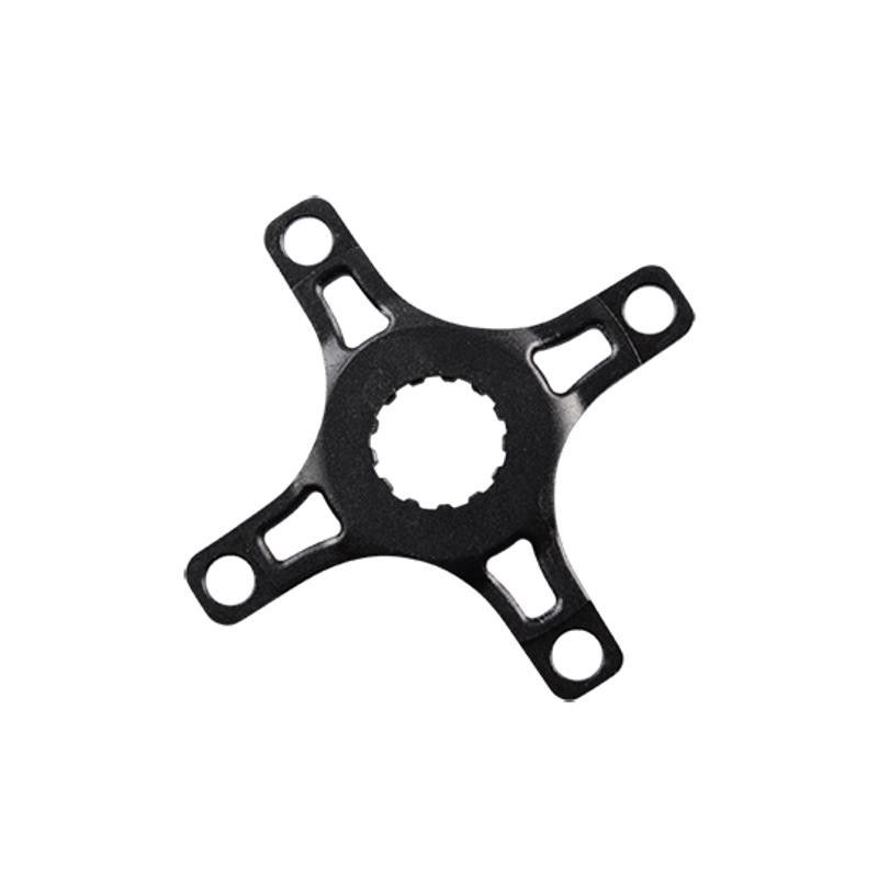 SPIDER POUR PLATEAU E BIKE/VAE MONO DIAM 104 NOIR 4 BRANCHES STRONG COMP. BOSCH 3EME GENER