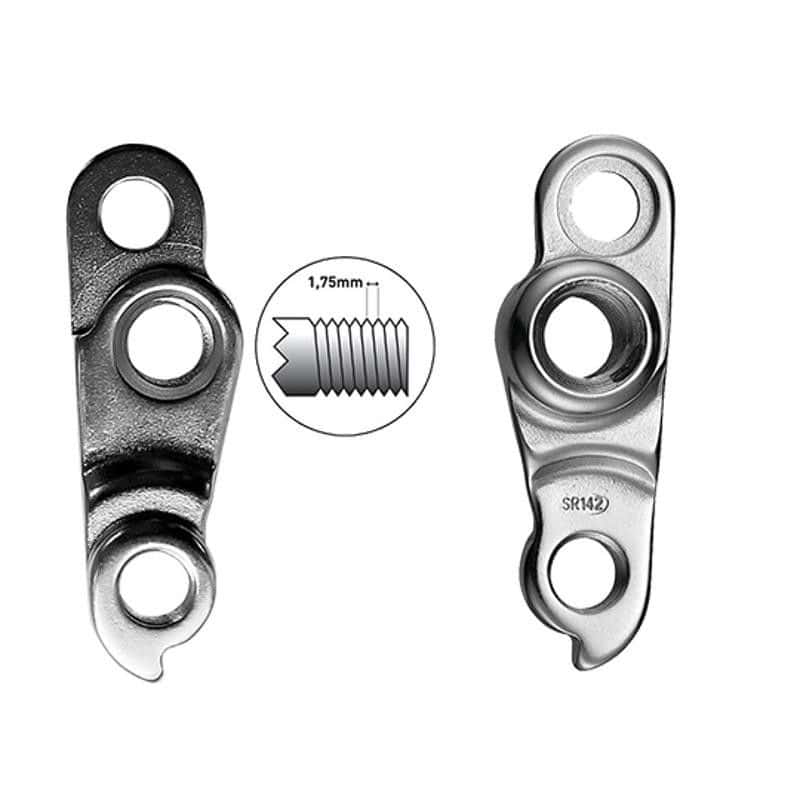 PATTE DERAILLEUR ALU  ADAPTABLE    CADRE DIVERS MODELES (GH-087)