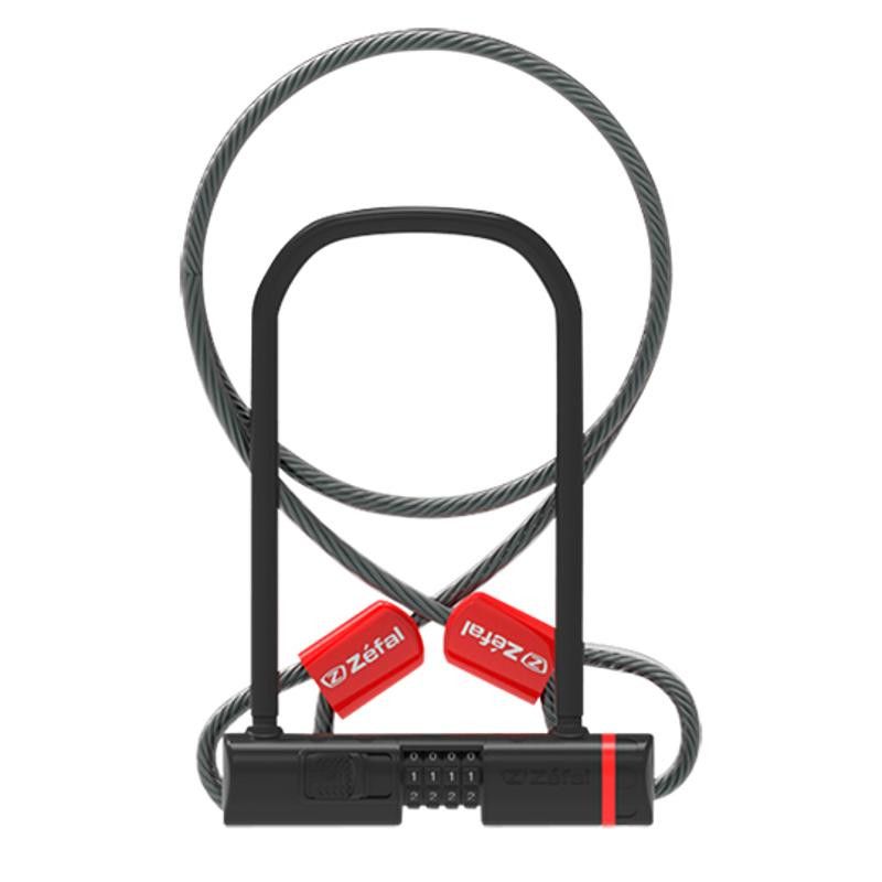 ANTIVOL VELO U 115 X 230MM A CODE ZEFAL TRAZ U13 AVEC CABLE A BOUCLES D10 (RECOMMANDE FUB)