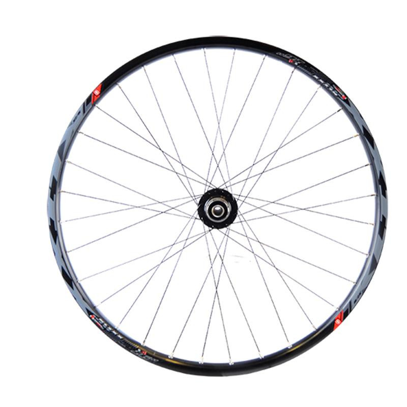 ROUE VTT 26" AR K7 JANTE NOIR MACH1 KLIXX TUB.READY.MOY.DISQUE 6T 9/10/11V AXE.TRAV.12X142