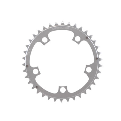 PLATEAU ROUTE DIAM 110 INTER 38DTS ARGENT ALU 5083 STRONG 10/9V. 5 BRANCHES