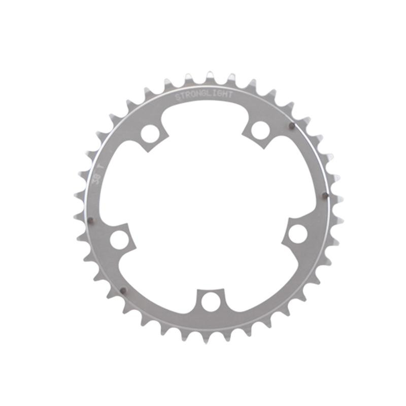 PLATEAU ROUTE DIAM 110 INTER 38DTS ARGENT ALU 5083 STRONG 10/9V. 5 BRANCHES