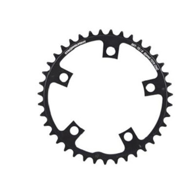 PLATEAU ROUTE DIAM 110 INTER 39DTS NOIR ALU 7075 STRONG 10/9V.  5 BRANCHES