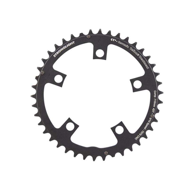 PLATEAU ROUTE DIAM 110 INTERM 42DTS NOIR ALU 7075 STRONG FISSION 10/9V.  5 BRANCHES