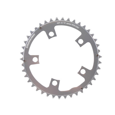 PLATEAU ROUTE DIAM 110 INTERM 42DTS ARGENT ALU 7075 STRONG FISSION 10/9V. 5 BRANCHES