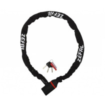 ANTIVOL VELO CHAINE A CLE D8 X 1.20M ZEFAL K TRAZ M 14 NOIR (RECOMMANDE FUB)