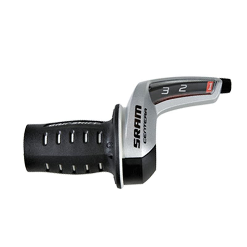 MANETTE VTT P.TOURNANTE  3V. SRAM GRIPSHIFT CENTERA GAUCHE (COMP.SHIMANO)