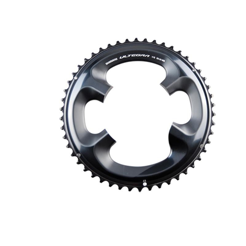 PLATEAU ROUTE DIAM 110 EXTER 50DTS NOIR SHIMANO ORIGINE ULTEGRA R8000 11V. (4 BRANCHES)