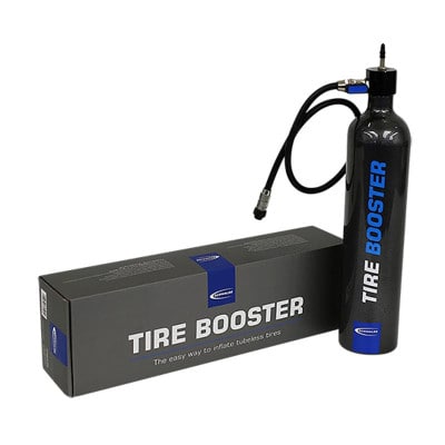 OUTIL MONTAGE PNEU TUBELESS RESERVOIR D'AIR COMPRIME SCHWALBE TIRE BOOSTER ALU 11BAR VP/VS