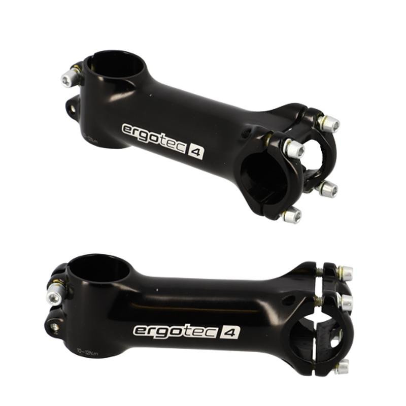 POTENCE VTT AHEAD SET 1''1/8 L110 ERGOTEC CRAB 2 ALU NOIR + 7° (CINTRE 25.4)