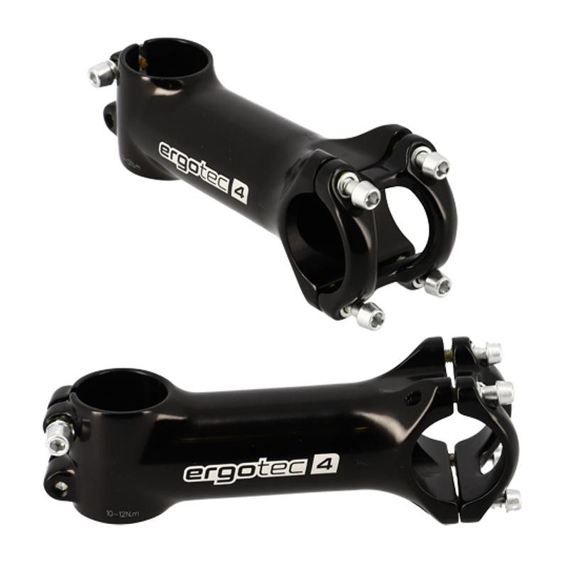 POTENCE VTT AHEAD SET 1''1/8 L110 ERGOTEC CRAB 2 ALU NOIR + 7° (CINTRE 31.8)