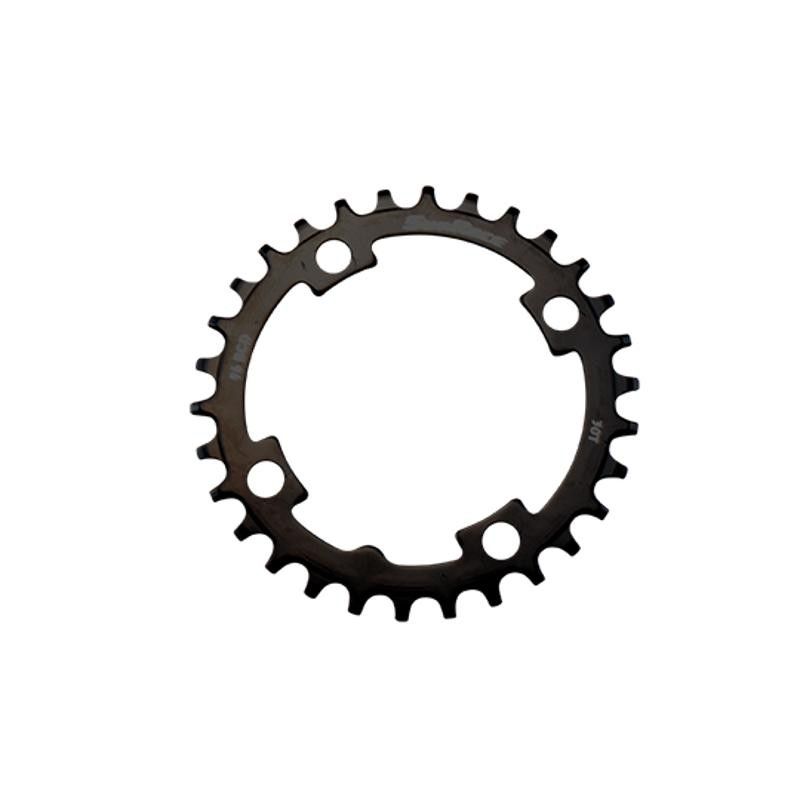PLATEAU VTT MONO DIAM  96 EXTER 30DTS NOIR 4 BRANCHES SUNRACE CRMS00 ACIER 1X10/11/12V.