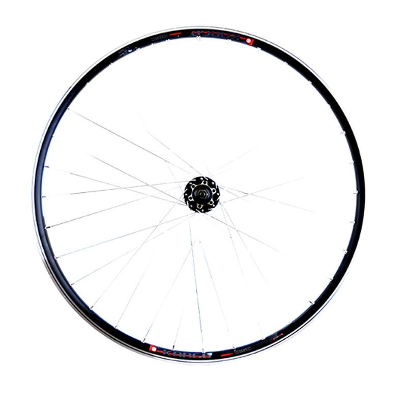 ROUE VELO E BIKE/VAE/CARGO 28" AV BLOCAGE JANTE NOIR MACH1 KARGO. MOY.VELOX DISQUE 6T/V-BR