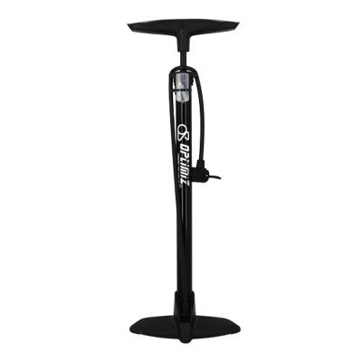 POMPE A PIED OPTIMIZ ACIER NOIR TETE PLASTIQUE VS/VP (SANS MANOMETRE)