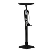 POMPE A PIED OPTIMIZ ACIER NOIR TETE PLASTIQUE VS/VP (SANS MANOMETRE)