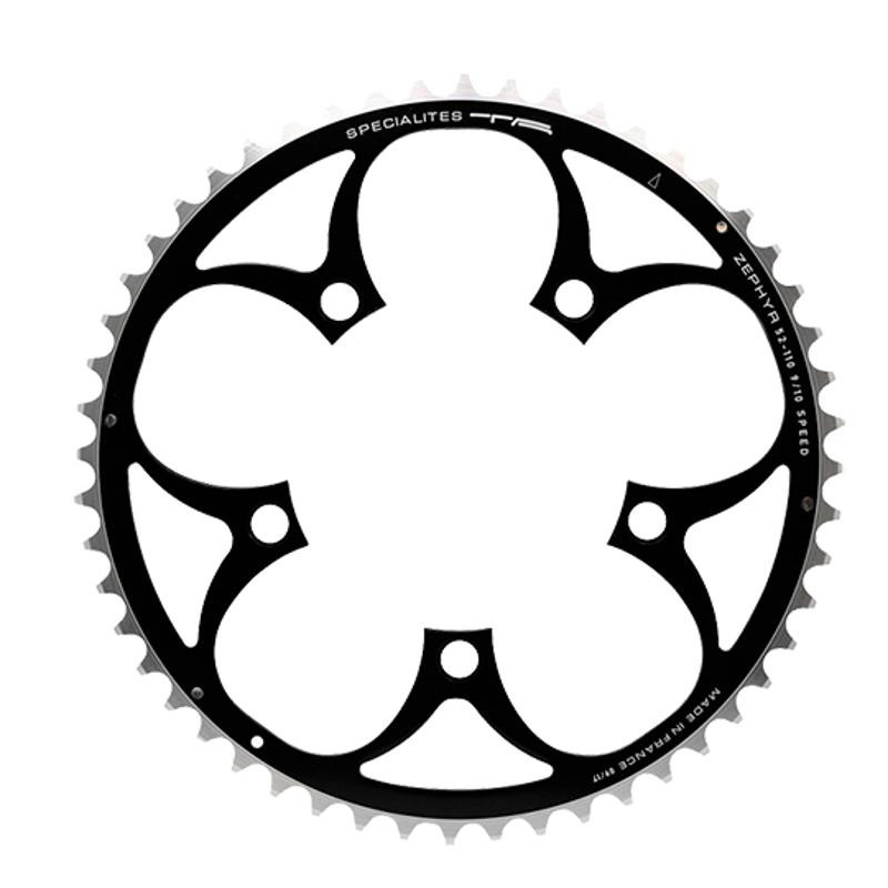 PLATEAU ROUTE DIAM 110 EXTER 53DTS NOIR ZEPHYR 8/9/10V.(COMP.SHIMANO) TA 5 BRANCHES