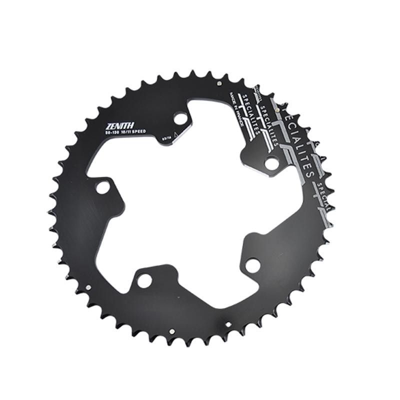 PLATEAU ROUTE DIAM 130 EXTER 53DTS NOIR ZENITH (COMP.SHIMANO ET PEDAL. LOOK ZED/ZED 2) TA
