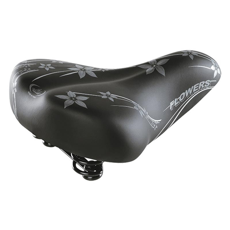 SELLE LOISIR MONTE GRAPPA 061 HAPPY FLOWERS FEMME NOIR