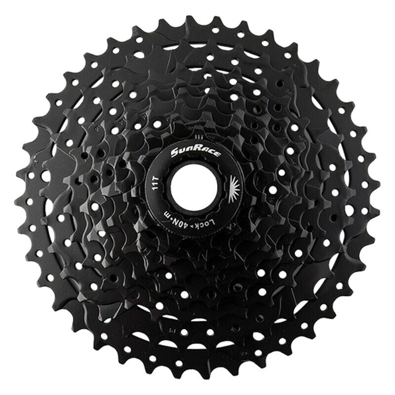 CASSETTE  9V. VTT SUNRACE CSM980 NOIR - 11-40DTS (COMPATIBLE SHIMANO)