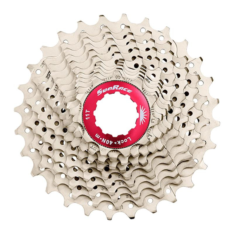 CASSETTE 11V. ROUTE SUNRACE CSRX1 METALLIC - 11-28DTS (COMPATIBLE SHIMANO)
