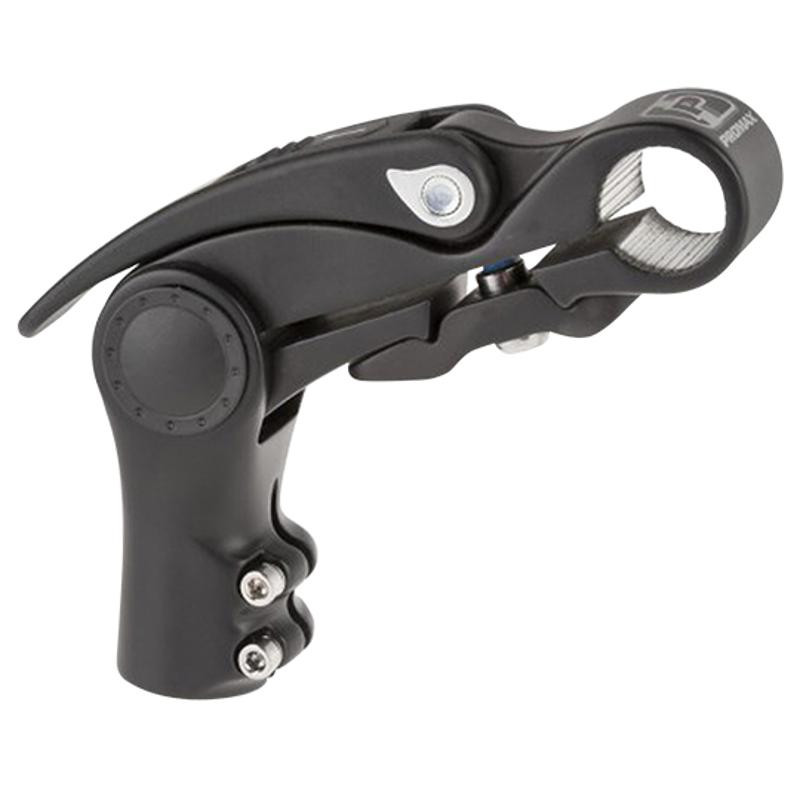 POTENCE REGLABLE AHEAD SET 1''1/8 L110 PROMAX ALU NOIR -10°/+60° (CINTRE 25.4MM)