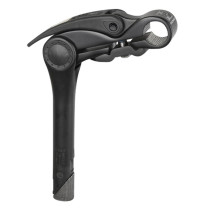 POTENCE REGLABLE PLONGEUR D25.4 PROMAX ALU NOIR OUVRABLE 0 A 80° (CINTRE 25.4)