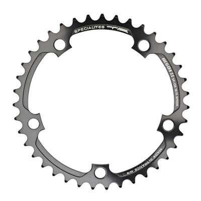 PLATEAU ROUTE DIAM 130 INTER 38DTS NOIR HEGOA 11 (COMP.SHIMANO) 10/11V. TA 5 BRANCHES