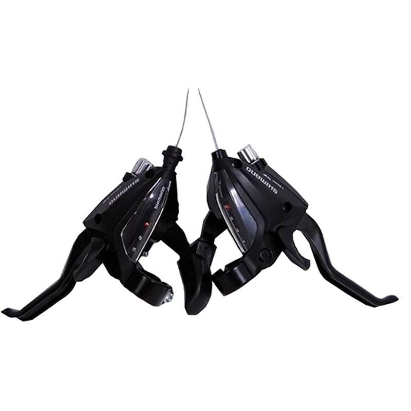 LEVIER/MANETTE VTT 8VX3. SHIMANO STEF500 V-BRAKE NOIR 2 DOIGTS (PR)