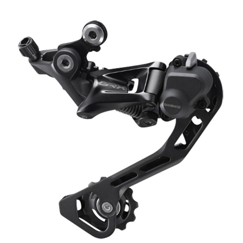 DERAILLEUR ROUTE/GRAVEL AR SHIMANO RX400 GRX NOIR GRANDE CHAPE 10V. (POUR MONTAGE DOUBLE P