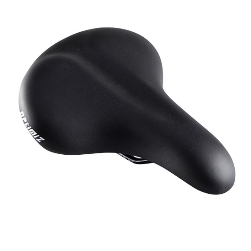 SELLE ENFANT JUNIOR 20/24 POUCES OPTIMIZ CONFORT MIXTE NOIR RAIL ACIER (216 X 168MM)
