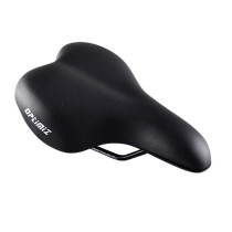 SELLE LOISIR OPTIMIZ CONFORT MIXTE NOIR RAIL ACIER (238 X 146MM)