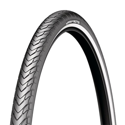 PNEU TRADI/URBAIN 27X1 1/4 TR MICHELIN PROTEK FLANC REFLECHISSANT TT NOIR (32-630)