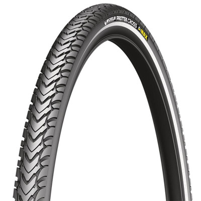 PNEU VTC/URBAIN 700X40 TR MICHELIN PROTEK CROSS MAX FLANC REFLECHISSANT TT NOIR (42-622