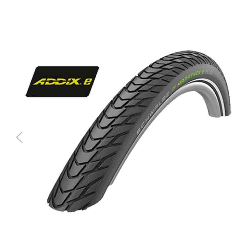 PNEU VTT/URBAIN 29X1.75 TR SCHWALBE MARATHON E PLUS NOIR (47-622) VAE/E-BIKE 50 KM/H