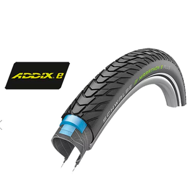 PNEU VTT/URBAIN 27.5X2.00 TR SCHWALBE MARATHON E PLUS NOIR (50-584) VAE/E-BIKE 50 KM/H