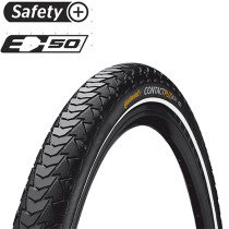 PNEU VTT/URBAIN 29X1.75 TR CONTINENTAL CONTACT PLUS TT NOIR (47-622) E-BIKE/VAE 50KM/H