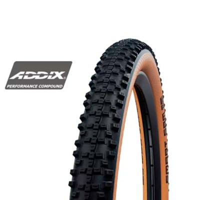 PNEU VTT 27.5X2.25 TR SCHWALBE SMART SAM TT CLASSIC SKIN NOIR/BEIGE (57-584/650B