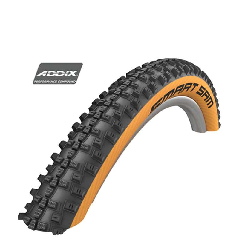 PNEU VTT 29X2.25 TR SCHWALBE SMART SAM TT CLASSIC SKIN NOIR/BEIGE  (57-622)