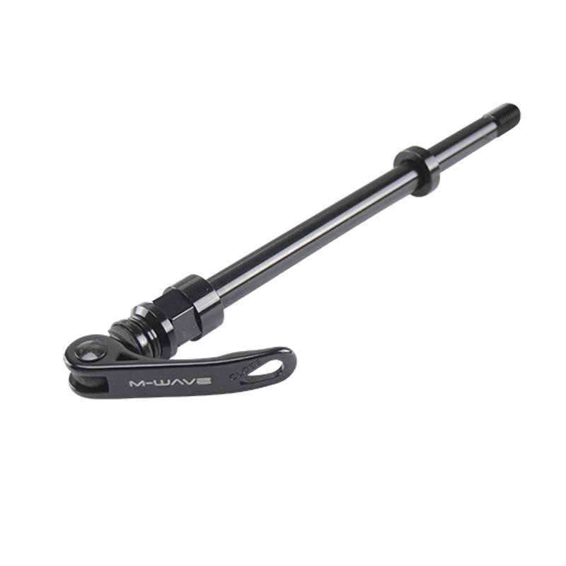 BLOCAGE VTT AR AXE TRAVERSANT POUR REMORQUE COMP SHIMANO 12MM ENTRAXE 142/148MM P1.5 NOIR