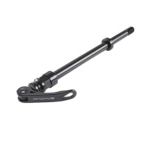 BLOCAGE VTT AR AXE TRAVERSANT POUR REMORQUE COMP SHIMANO 12MM ENTRAXE 142/148MM P1.5 NOIR