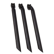 TIGE DE SELLE D31.6 ALU L400 ROUTE/VTT ERGOTEC NOIR DEPORT 0 MM (LEVEL 5)