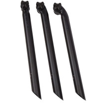 TIGE DE SELLE D27.2 ALU L400 ROUTE/VTT ERGOTEC NOIR DEPORT 10 MM (LEVEL 5)