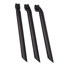 TIGE DE SELLE D31.6 ALU L400 ROUTE/VTT ERGOTEC NOIR DEPORT 10 MM (LEVEL 5)