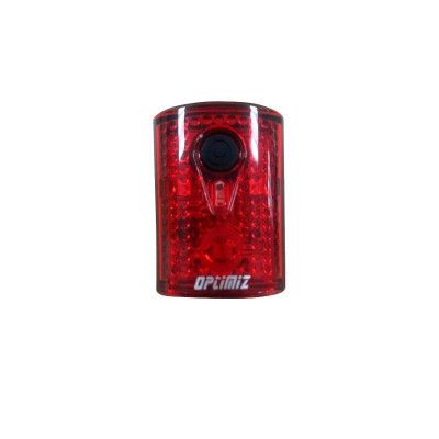 ECLAIRAGE VELO RECHARG.USB AR OPTIMIZ 15 LUMENS NOIR 3 LED 4 MODES (FIXATION TIGE DE SELLE