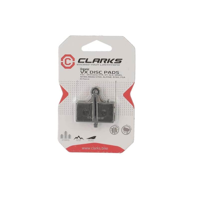 PLAQUETTE FREIN VTT 39 CLARKS M2 ADAPT. SHIMANO XTR/XT/SLX BR-M9000/8000/7000/6000 ORGANIQ