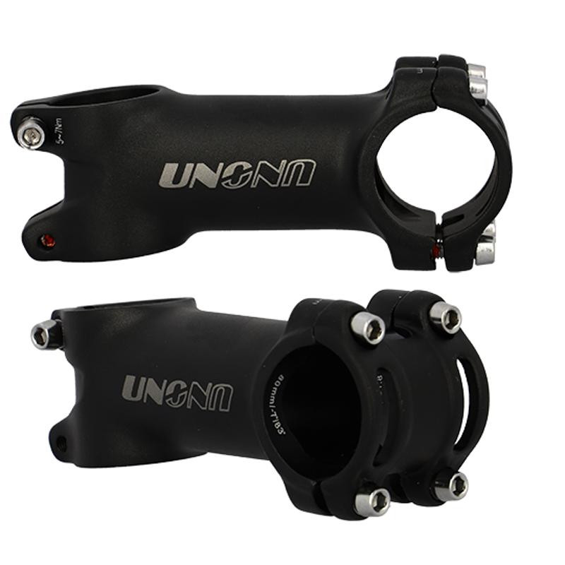 POTENCE ROUTE AHEAD SET 1''1/8 L80 UNO ALU 6061 NOIR MAT - 7° +/- 135G (CINTRE 31.8)