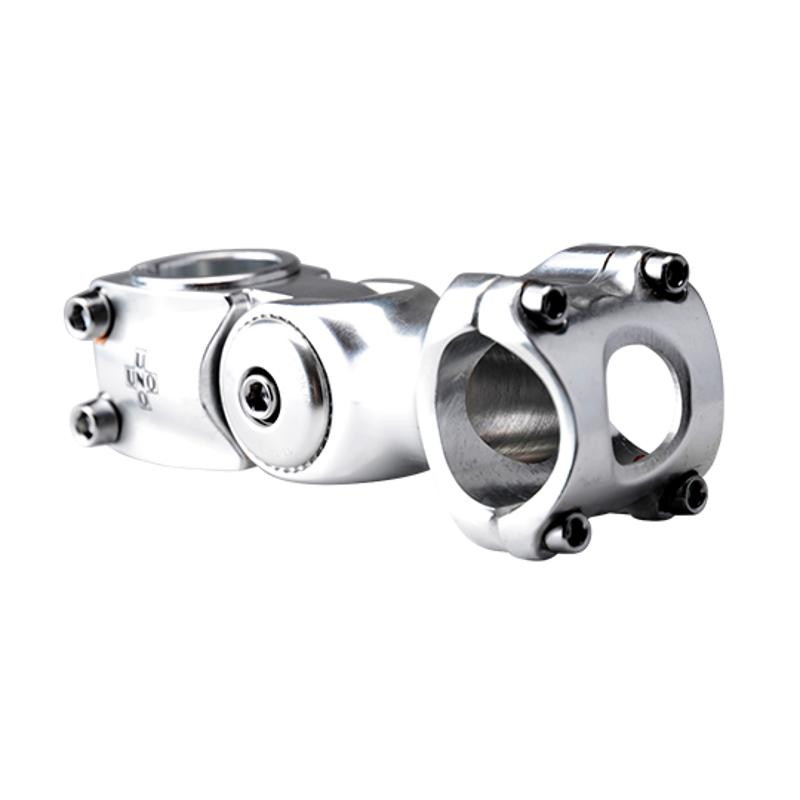 POTENCE REGLABLE AHEAD SET 1"+1"1/8 L95 UNO ALU ARGENT 0 A 60° (CINTRE 31.8)