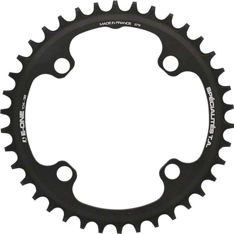 PLATEAU VTT MONO DIAM 104 EXTER 34DTS NOIR 4 BRANCHES TA E ONE NARROW WIDE