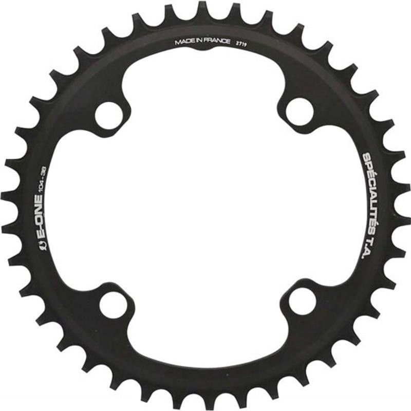 PLATEAU VTT MONO DIAM 104 EXTER 42DTS NOIR 4 BRANCHES TA E ONE NARROW WIDE